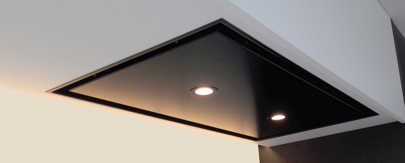 Dampkap inbouwgroep Venduro RA120MMIBLACK vooraanzicht