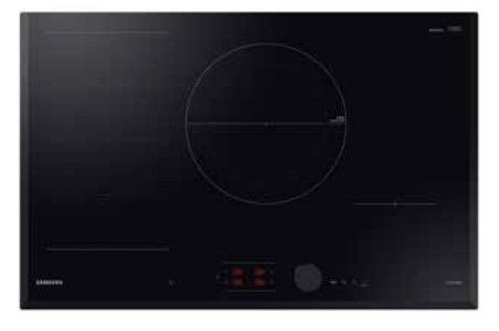 Kookplaat inductie Samsung NZ84C6058KK vooraanzicht