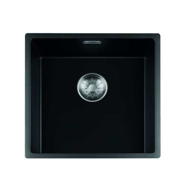 Evier 1 bassin Lorreine 40BQ-FU-INOX vooraanzicht