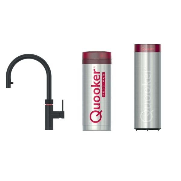 Quooker Quooker FXRBLK - PRO3 - CUBE vooraanzicht