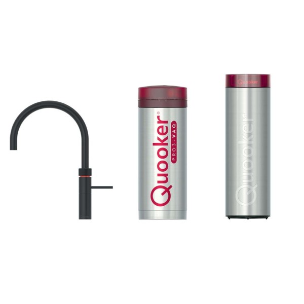 Quooker Quooker FNRBLK - PRO3 - CUBE vooraanzicht