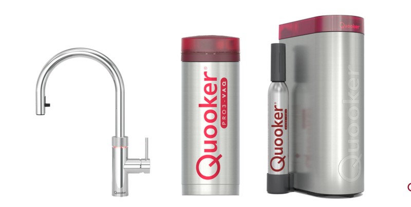 Quooker Quooker FXRCHR - COMBI+ - CUBE vooraanzicht