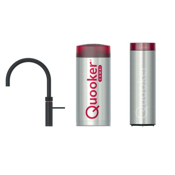 Quooker Quooker FNRBLK - COMBI+ - CUBE vooraanzicht