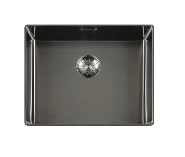 Evier 1 bassin Lorreine 50SL1016-GUNMETAL vooraanzicht