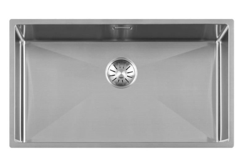 Enkele spoelbak Lorreine 74R vooraanzicht