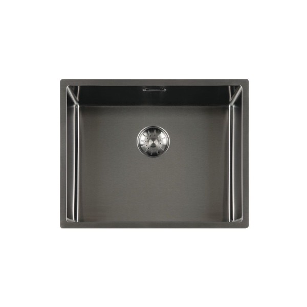 Enkele spoelbak Lorreine 50SP-GUNMETAL vooraanzicht