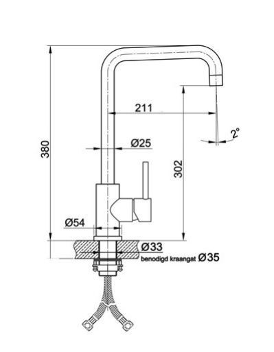 Robinet mono-commande Lorreine MEDWAY-GUNMETAL detail 1