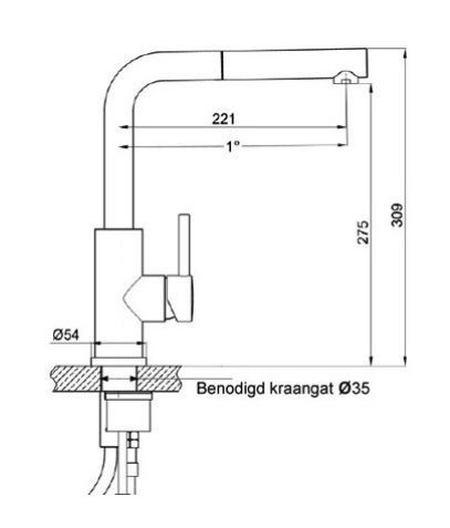 Robinet mono-commande Lorreine TWEED-GUNMETAL detail 1