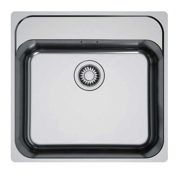 Enkele spoelbak Franke SRX210500TL1 vooraanzicht