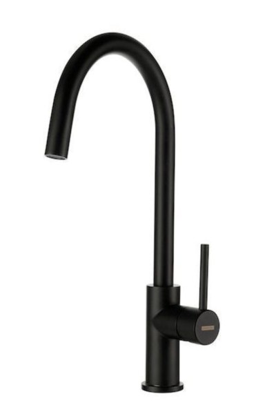 Robinet mono-commande Lorreine MERSEY-BLACK vooraanzicht