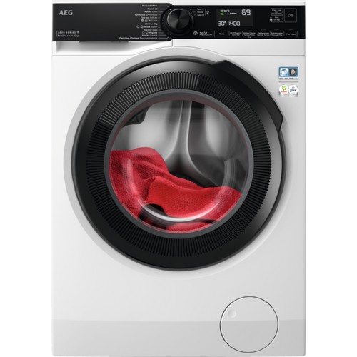 Machine à laver AEG LR76C1144/*zwarte deur vooraanzicht