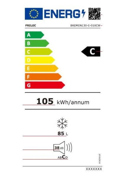Diepvries Frilec BREMEN130-E-010CW detail 3
