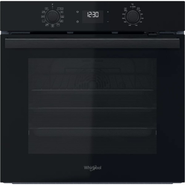 Multifunctie oven Whirlpool OMR58HU1B/zwart vooraanzicht