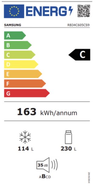 Combiné réfrigérateur/congélateur Samsung RB34C605CS9/inox detail 4