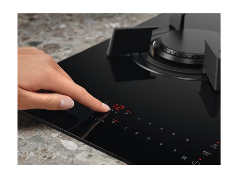 Kookplaat  gas AEG HVB8453IB detail 1