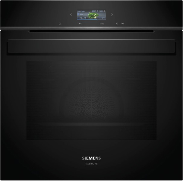 Multifunctie oven Siemens HB974GLB1 vooraanzicht