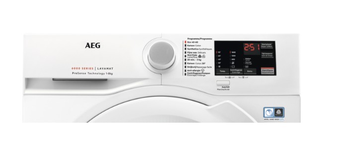Wasmachine AEG LF62R862* detail 2