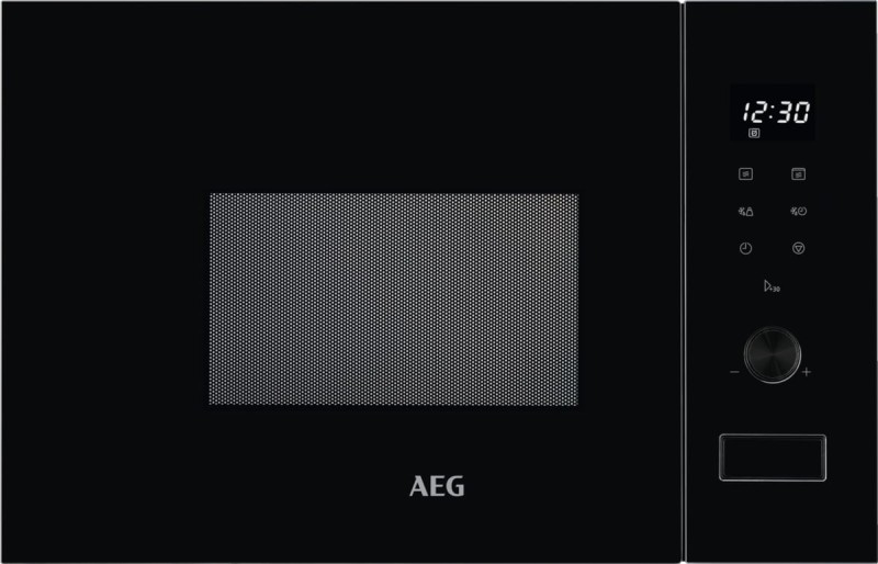 Micro-ondes avec grill AEG MSB2057D-B / ZWART vooraanzicht