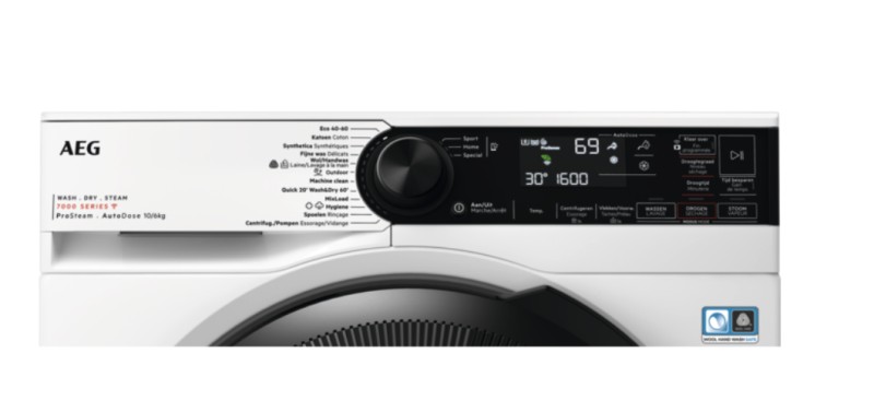 Lave- et sèche-linge combination AEG LWR75Q164/was droog detail 1