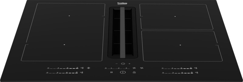 Taque de cuisson avec hotte intégrée Beko HIXI64700UF detail 1