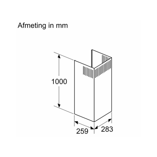 Hotte accessoires Bosch DWZ0BX6K1 detail 1