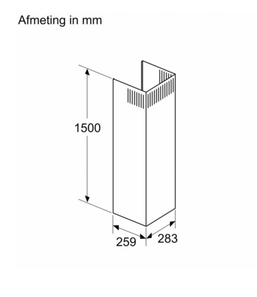 Hotte accessoires Bosch DWZ0BX6L1 detail 1