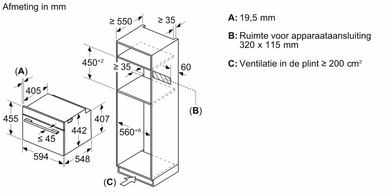 Combi : four + micro-ondes Bosch CMG7761B1/zwart detail 6