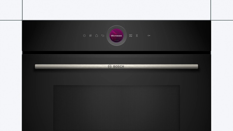 Microgolfoven inbouw met grill Bosch CEG732XB1 / ZWART detail 2