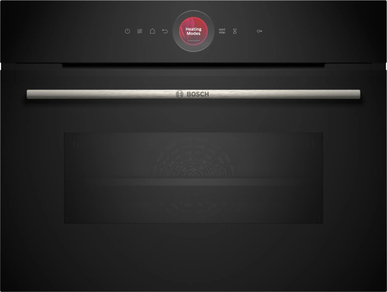 Combi : four + micro-ondes Bosch CMG7241B1 / ZWART vooraanzicht