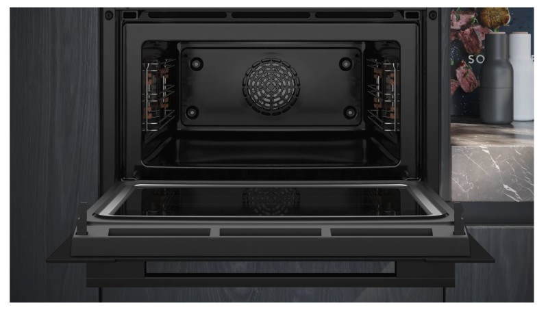 Combi : oven + microgolf Siemens CM724G1B1 detail 1