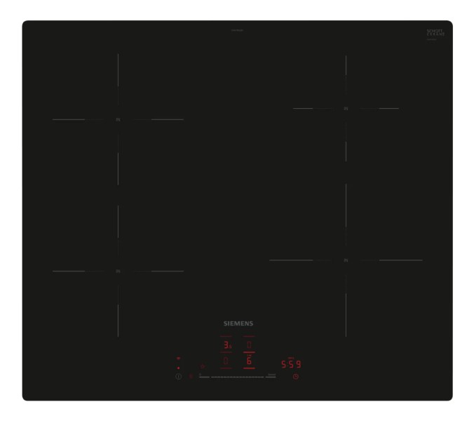 Taque de cuisson induction Siemens EH61RHEB1E vooraanzicht