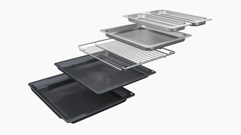 Combi : four + vapeur Bosch HSG7361B1 detail 4