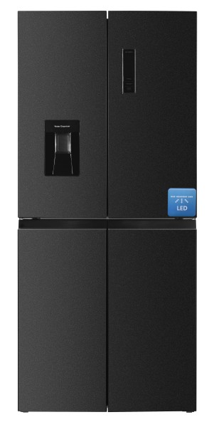 Side/Side + 3 et 4 portes Frilec BONNMD458-WS-040DDI/darkinox vooraanzicht