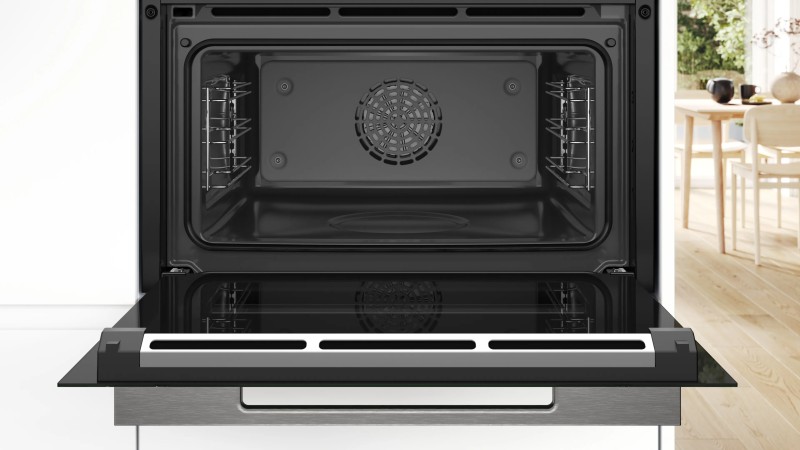 Combi : oven + stoom Bosch CSG7361B1 / ZWART detail 1