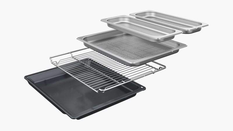 Combi : four + vapeur Bosch CSG7361B1 / ZWART detail 4