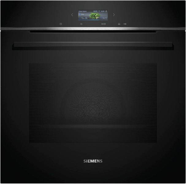 Multifunctie oven Siemens HB774G1B1/zwart vooraanzicht