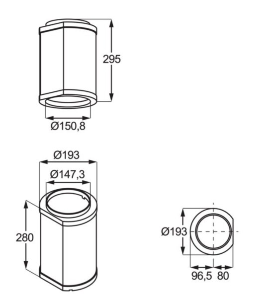 Dampkap toebehoren AEG M8CKSL28 detail 1