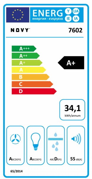 Hotte cheminée Novy 7602 / Novy Flatline detail 5