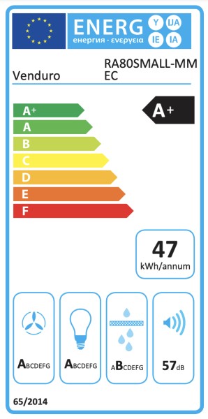 Hotte groupe aspirant Venduro RASMALL80/WIT detail 3