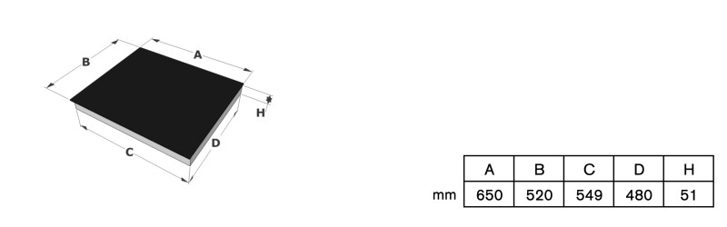 Taque de cuisson induction Novy 1773 / Novy inductie Pro detail 5