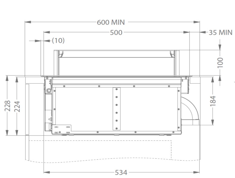 Taque de cuisson avec hotte intégrée Novy 40 006 / Novy Up detail 5