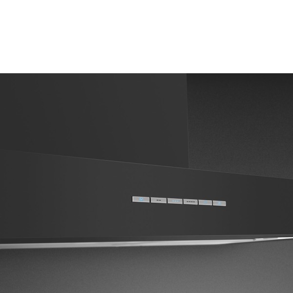 Dampkap wand/schouw Smeg KBT900AE/antraciet detail 2