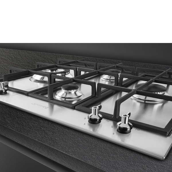 Taque de cuisson au gaz Smeg PX364L detail 2