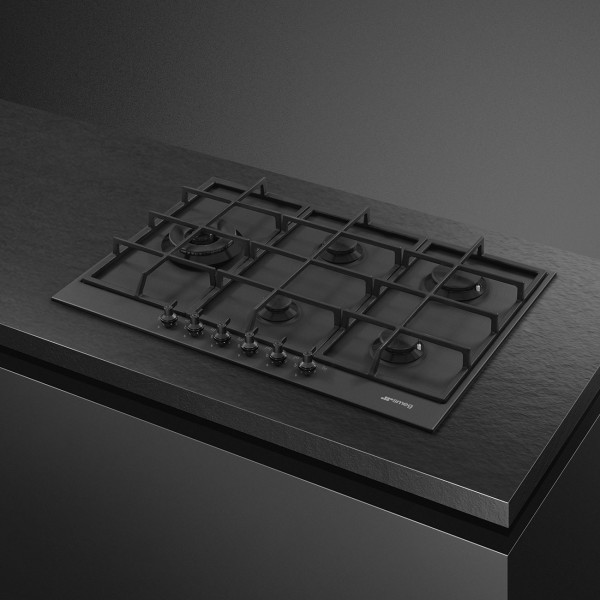 Taque de cuisson au gaz Smeg PX375LMB detail 2