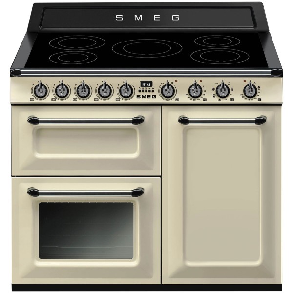 Fornuis inductie kookplaat Smeg TR103IP2 vooraanzicht