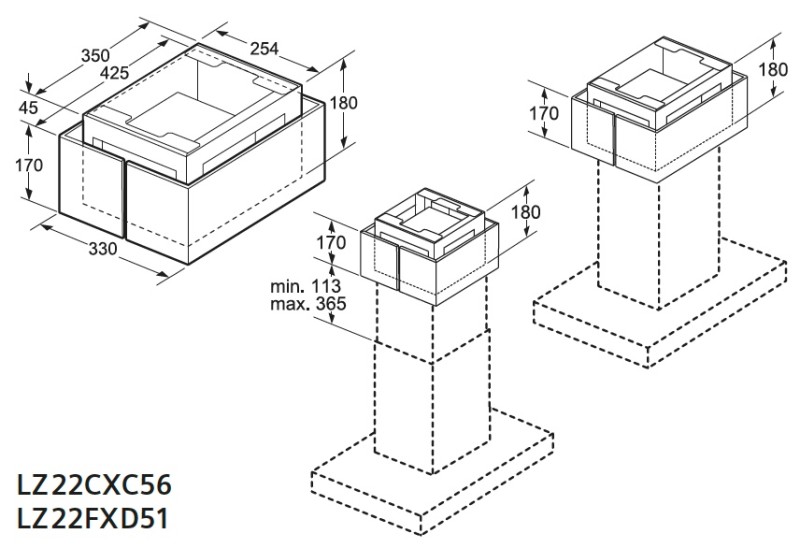 Hotte accessoires Siemens LZ22FXD51 detail 2