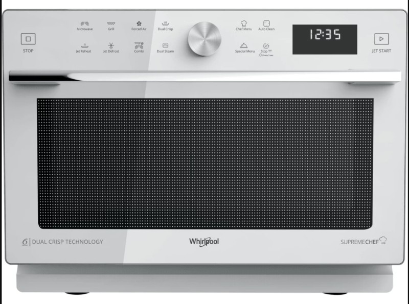 Micro-ondes pose-libre Whirlpool MWSC933SW/wit vooraanzicht
