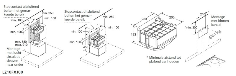 Hotte accessoires Siemens LZ10FXJ00 detail 2