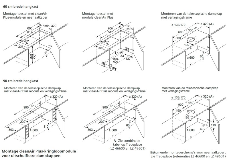 Hotte accessoires Siemens LZ11BKI16 detail 1