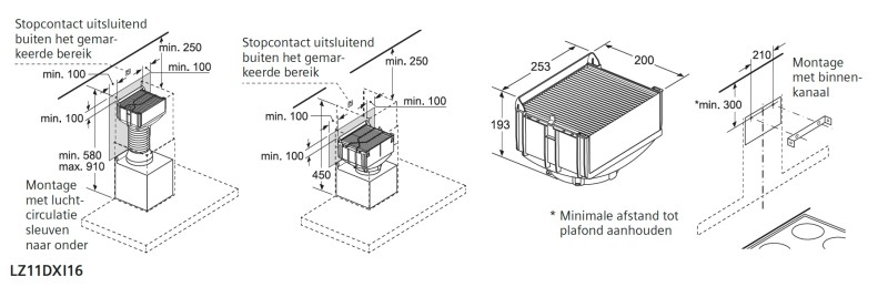 Hotte accessoires Siemens LZ11DXI16 detail 3